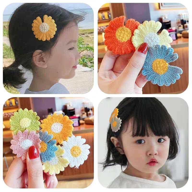 Kẹp Tóc Hình Hoa Cúc Xinh Xắn Cho Nữ