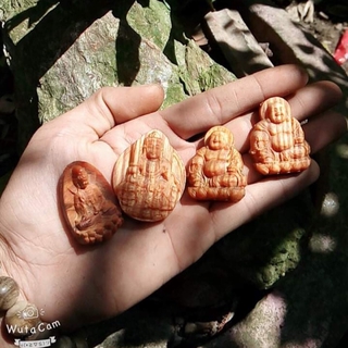 Mặt dây di lặc + quan âm