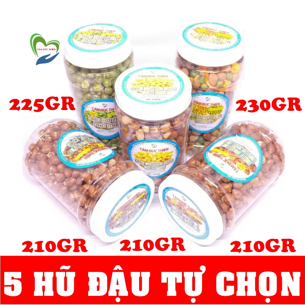 Combo 5 Hũ Đậu Tuỳ Chọn Tâm Đức Thiện