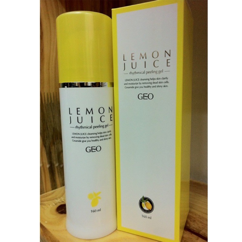 Gel Tẩy Tế Bào Chết Geo Lemon Juice Peeling Gel 160ml/Hàn Quốc