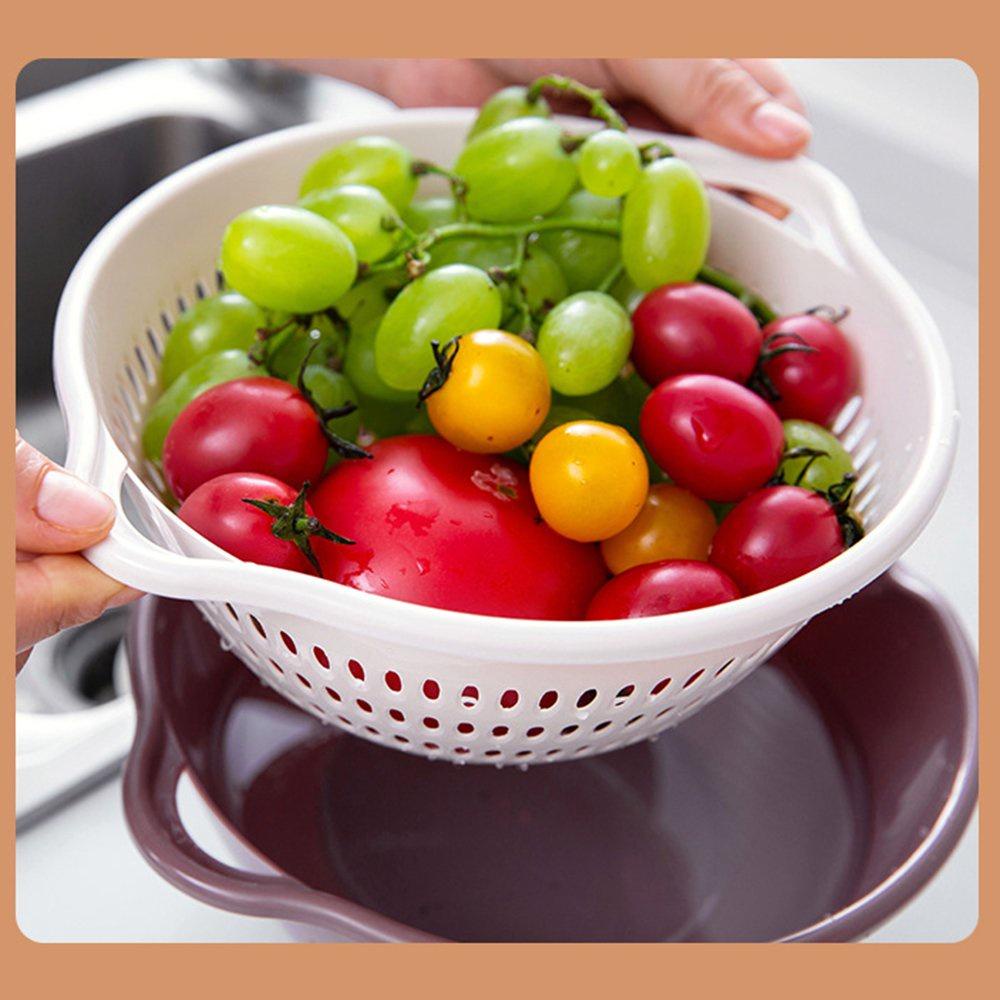 Bộ Rổ Nhựa Kèm Chậu 6 Món Cao Cấp