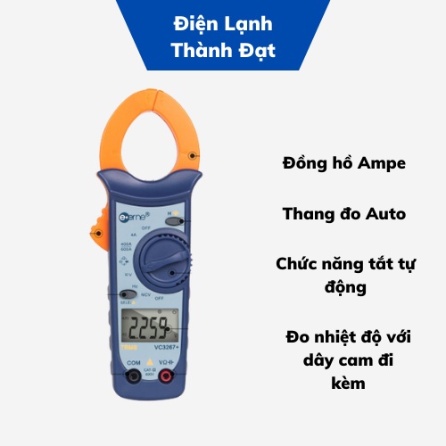 ĐỒNG HỒ AMPE E+ERNE VC3267 - AMPE KỀM E+ERNE VC3267.