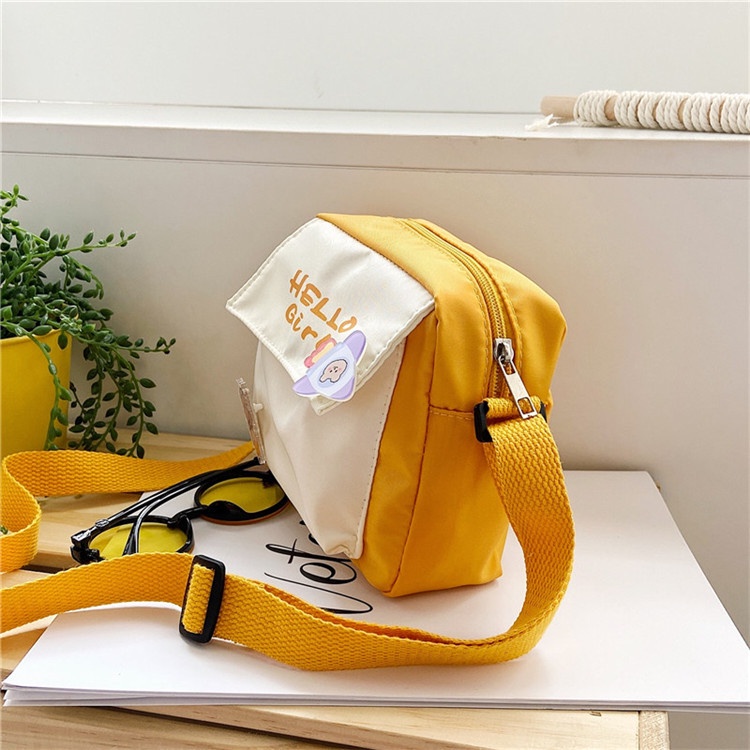 Túi Đeo Vai Bằng Vải Canvas Thiết Kế Nhỏ Gọn Dễ Thương Phong Cách Nhật Bản Dành Cho Nữ