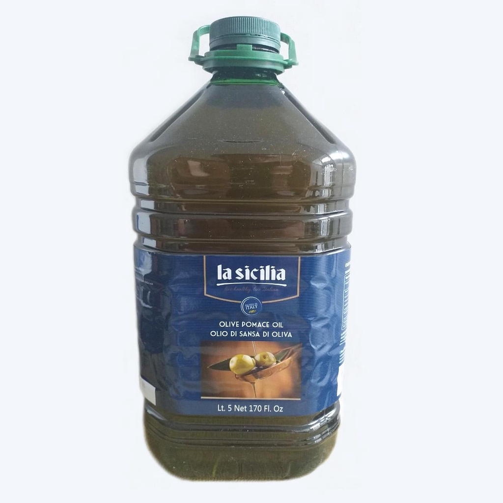 Dầu Oliu tinh luyện Olive Pomace La Sicilia 5 lít [Date 01/12/2023]
