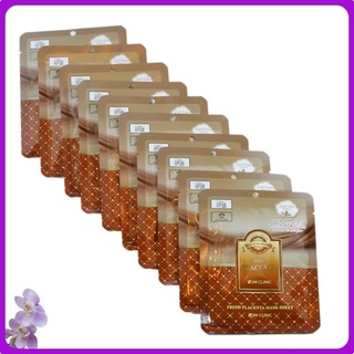 1 Mặt nạ nhau thai cừu giấy mỹ phẩm Hàn Quốc chính hãng dưỡng da cao cấp 3W Clinic Fresh Placenta mask sheet