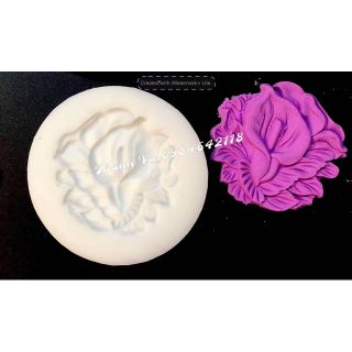 Mặt khuôn silicon làm bánh trung thu mẫu hoa rum