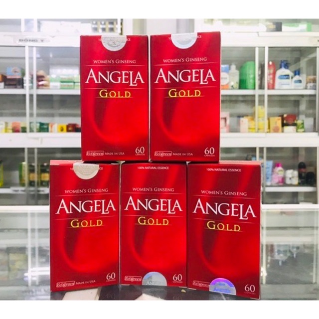Sâm Angela Gold ⚡CHÍNH HÃNG ⚡ có tem tích điểm - Hộp 60 viên và 30 viên - Hỗ trợ bổ sung nội tiết tố