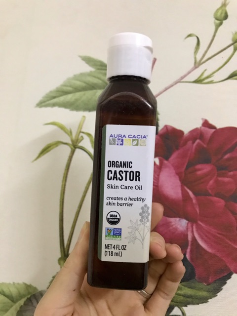 Dầu thầu dầu Castor Oil Organic Aura Cacia 120ml | BigBuy360 - bigbuy360.vn
