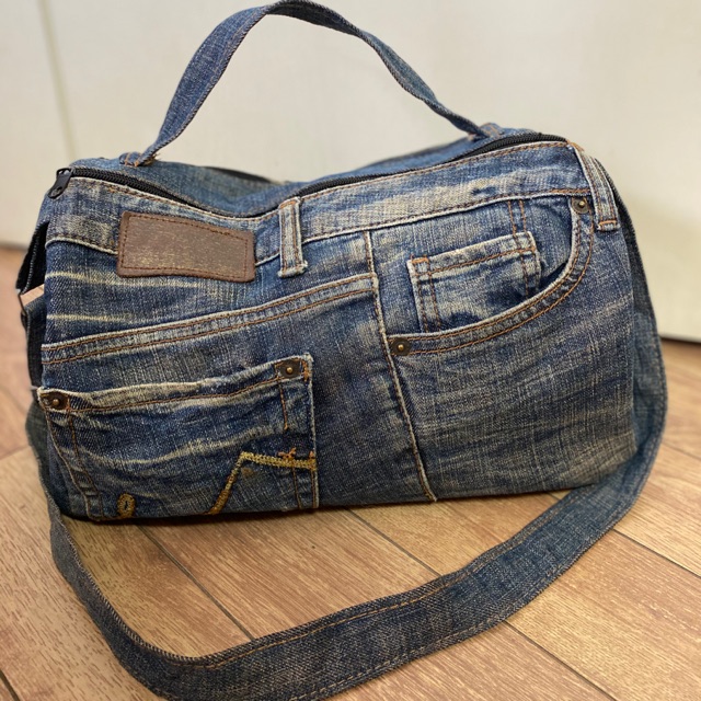 Túi xách nữ vải Jean cá tính Vintage 2Hand