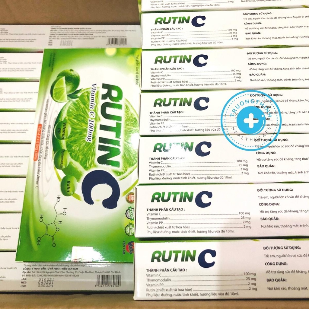 Vitamin C RUTIN C 100mg dạng siro