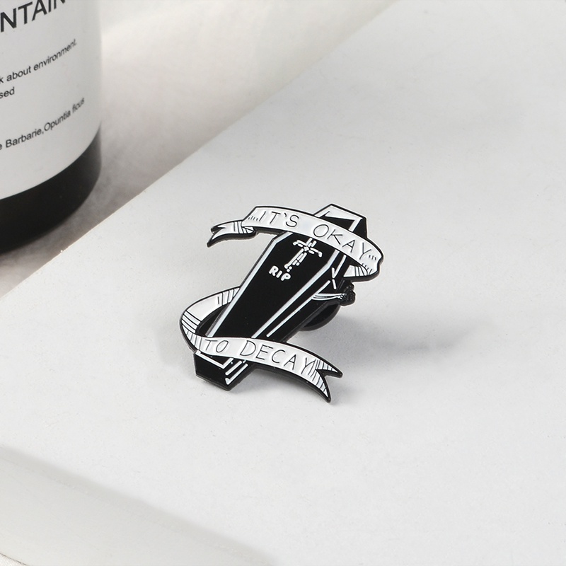 Huy hiệu cài áo hình bộ xương cặp đôi ngộ nghĩnh