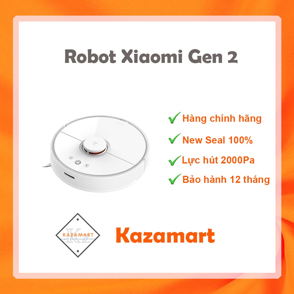 Robot Hút Bụi, Lau Nhà Xiaomi Roborock Gen 2 ( Bản quốc tế) ✔️ Hàng Chính Hãng ✔️ Giá Tốt ✔️ Bảo Hành 12 Tháng