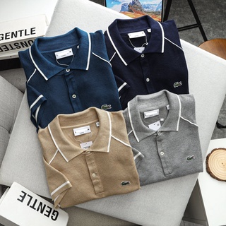 Áo thun POLO nam LC VIỀN TRẮNG có 4 màu vải cotton mịn, thoáng mát, chuẩn form, sang trọng