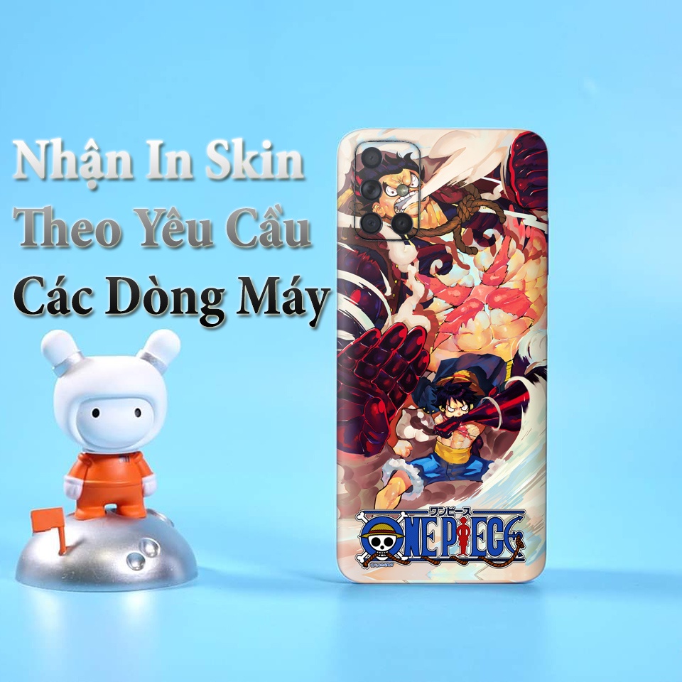 Miếng Dán Skin Điện Thoại ❤️ In Hình One Piece Lufy Iphone 6/ 7/ 8/ X/ XS/ 11/ 11 Pro Max Và Các Dòng Máy Android