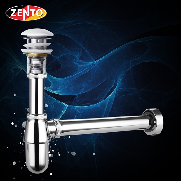 Bộ xi phông lavabo xả nhấn sứ Modern P-Trap ZXP117