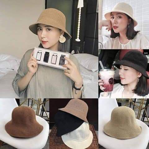 Mũ bucket nữ cao cấp