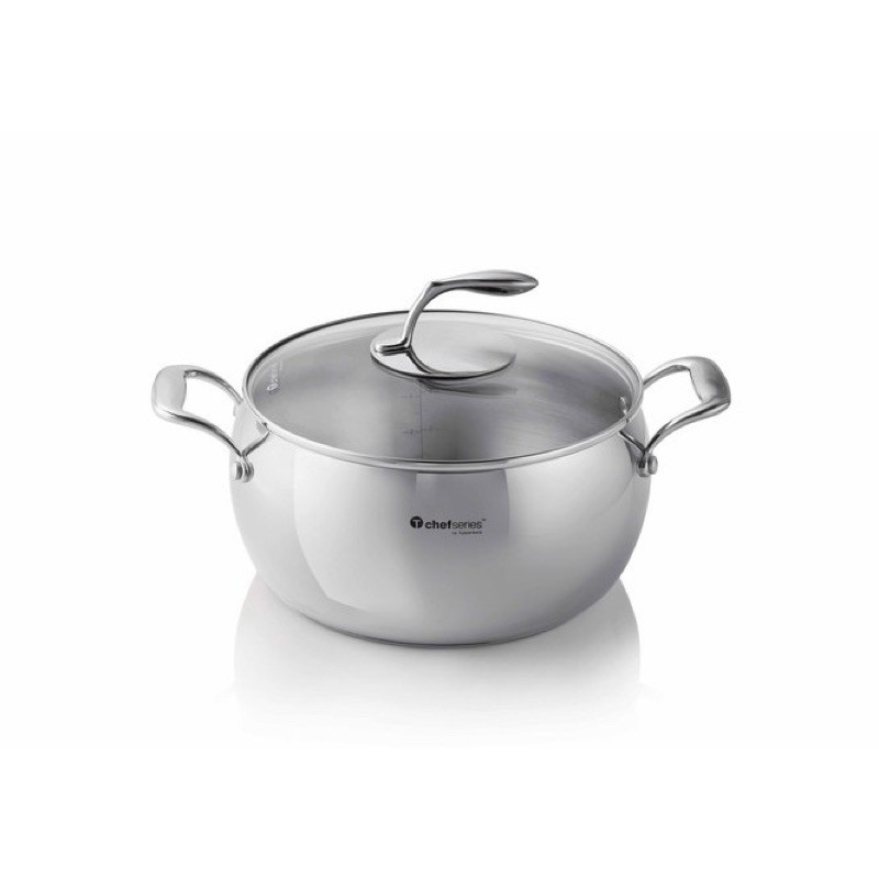 Nồi 5,7 L hay 5.7 lít Chef Series Casserole nắp kính tupperware