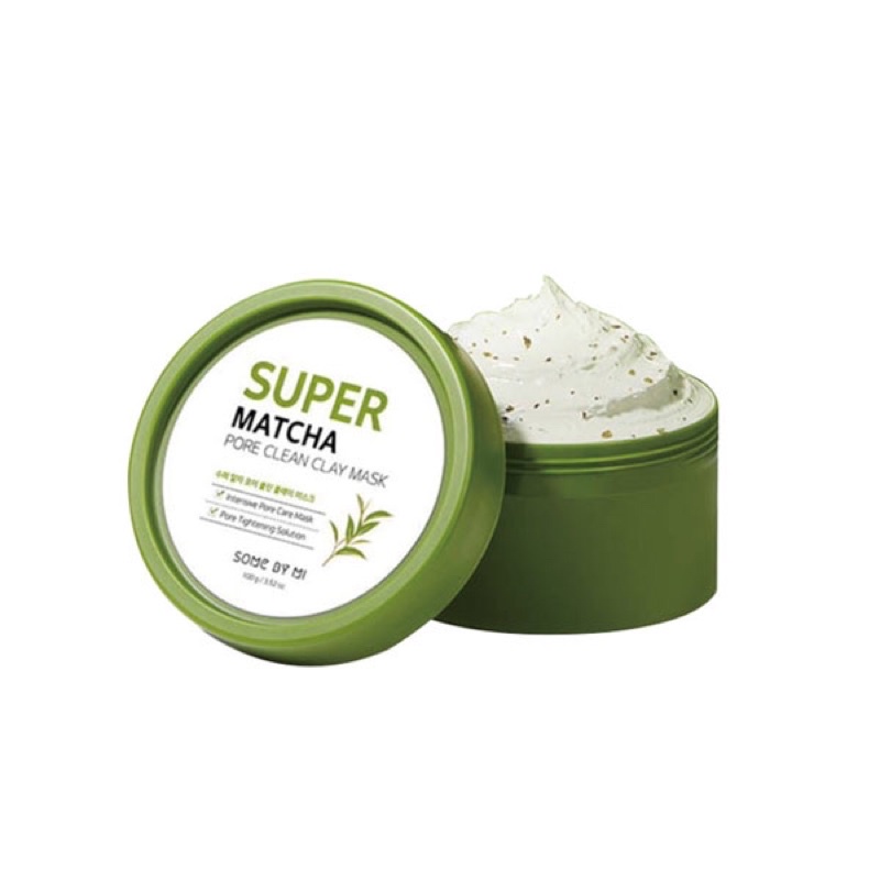 Mặt Nạ Đất Sét Trà Xanh Giúp Làm Sạch, Thu Nhỏ Lỗ Chân Lông Some By Mi Super Matcha Pore Clean Clay Mask 100g