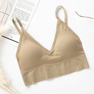 Áo Lót Nữ - Áo Bra Nữ chữ U hở lưng 2 dây không gọng nâng ngực gợi cảm co giãn mẫu BIGU bokisd.store