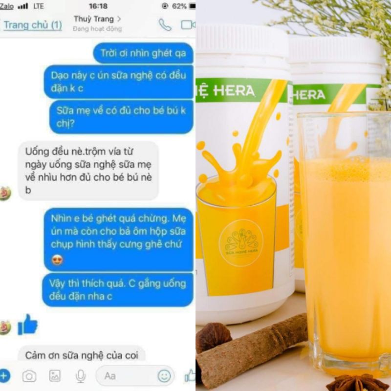 [MÃ PHUO30N giảm 30k] Combo 3 Hộp Sữa Nghệ Hera 500g[CHÍNH HÃNG] | Thế Giới Skin Care