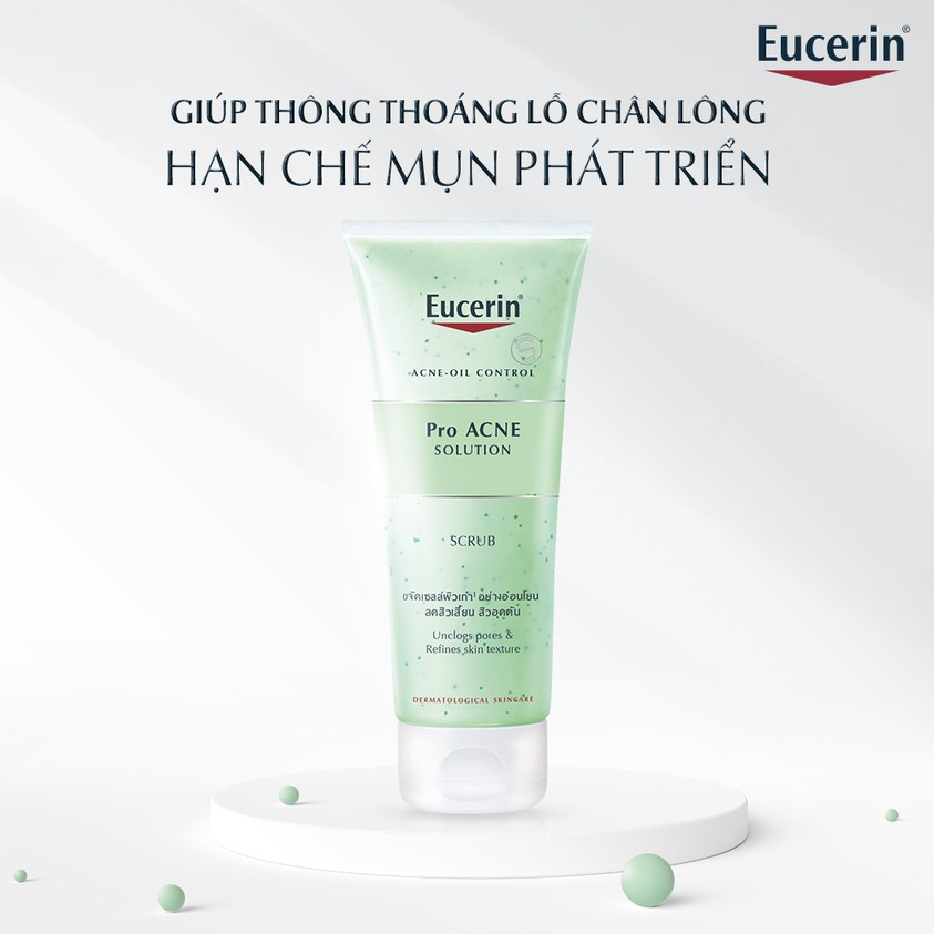 Gel Tẩy Tế Bào Chết Eucerin Pro Acne cho da nhạy cảm 100ml