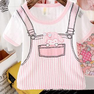 Set Áo Thun & Quần Short Cho Bé Gái