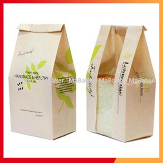[Freeship] Set 10 túi bánh mì hoa cúc dọc lá xanh cao cấp (liên hệ để được giá sỉ) - MaBaker