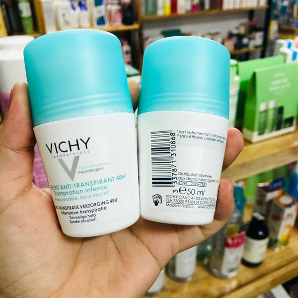 Lăn Khử Mùi Vichy Traitement Anti-Transpirant Pháp Khô Thoáng Vùng Da Dưới Cánh Tay Lên Đến 48h | BigBuy360 - bigbuy360.vn