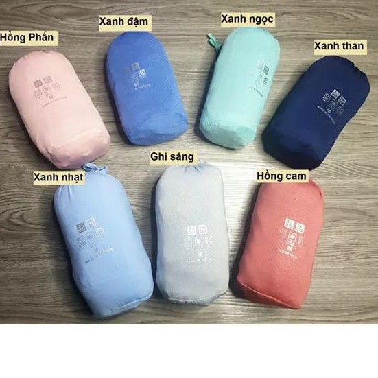 Áo chống nắng thông hơi - Túi cuộn cho bạn nữ
