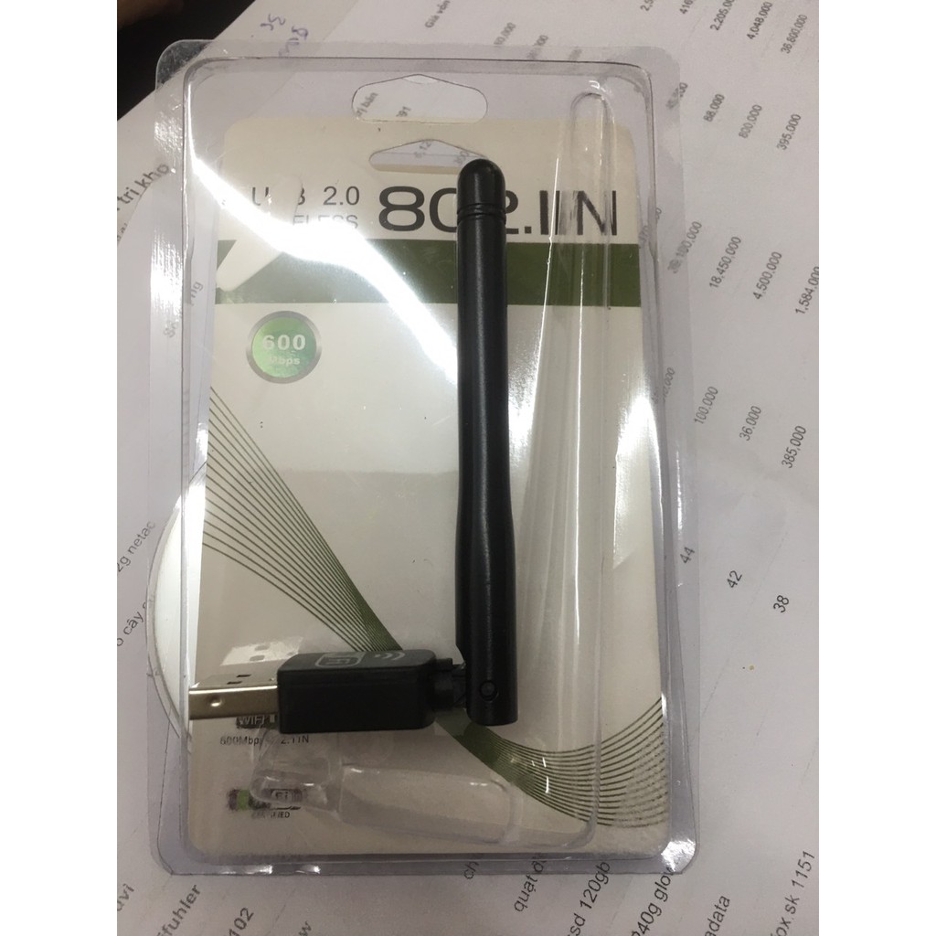 USB Wifi - USB thu Wifi 802.11n Cho Máy Bàn, Đầu thu kỹ thuật số youtube Có Anten - USB WIFI CHÍNH HÃNG | BigBuy360 - bigbuy360.vn