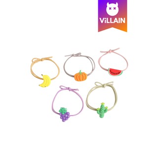 Dây cột tóc, thun buộc tóc hình trái cây phong cách hàn quốc hot trend - villain