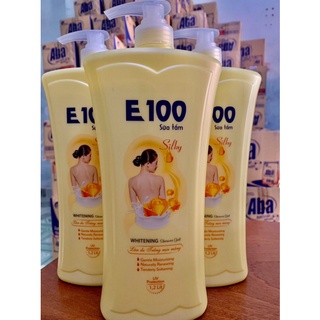 Sữa Tắm dưỡng trắng da E100 Silky 1200ml