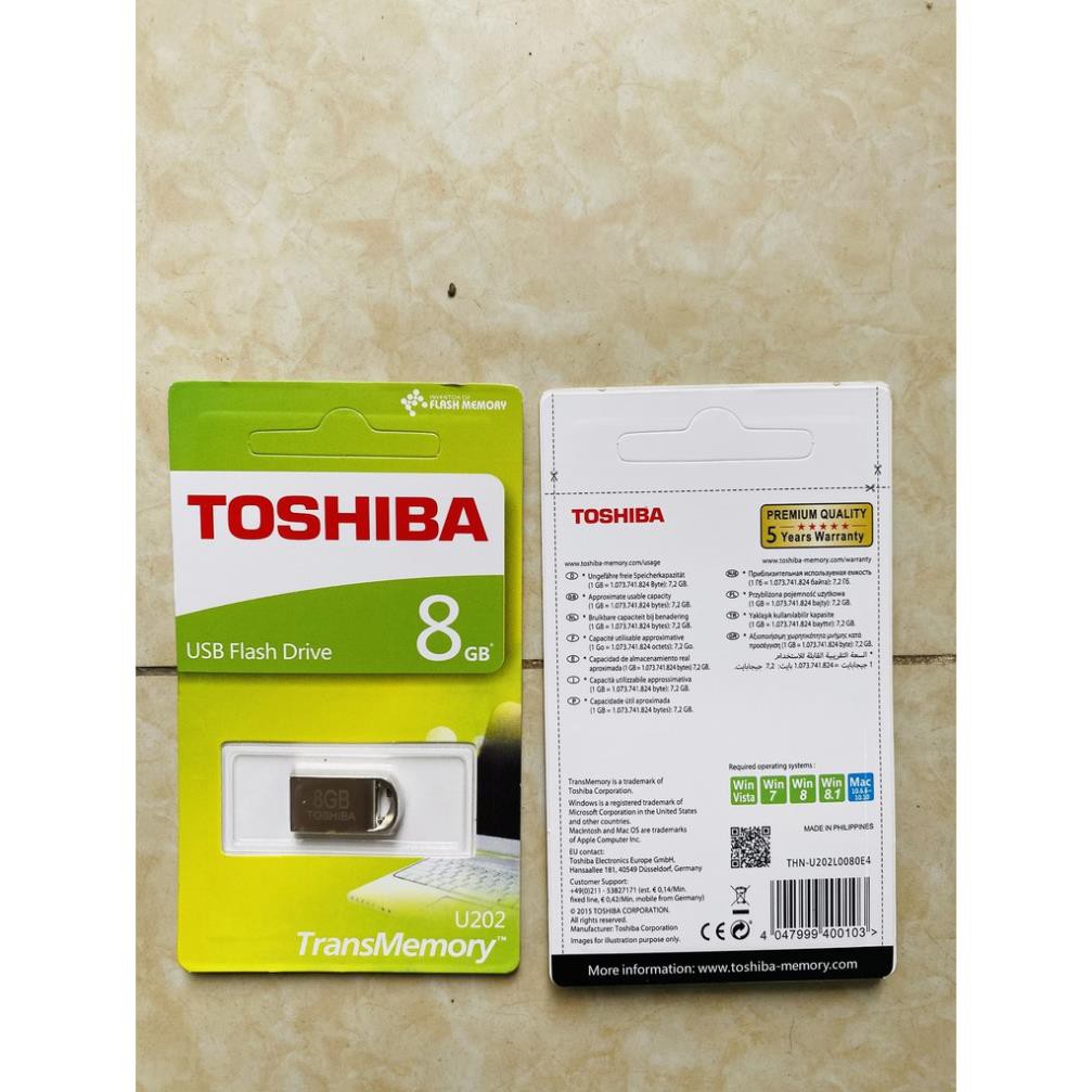 USB, USB 8GB/16GB/32GB 2.0 TOSHIBA, Hàng Chính Hãng Bảo Hành 2 năm