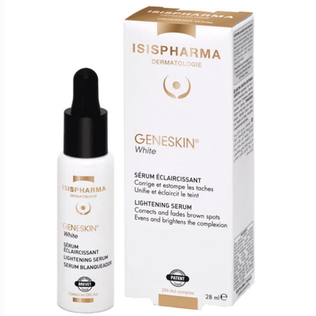 Serum dưỡng trắng da cho vùng mặt và cổ ISIS Pharma Geneskin White