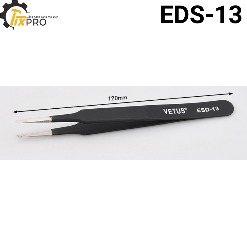 Nhíp gắp linh kiện Vetus ESD-13 đầu nhọn