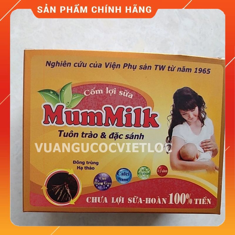 [FREESHIP-SỮA VỀ SIÊU TỐC] Cốm lợi sữa MumMilk đông trùng hạ thảo chính hãng -1 hộp 20 gói, sữa về ngay mà chẳng hay