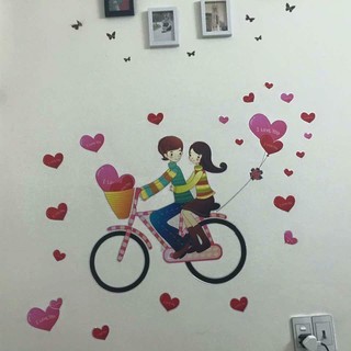 decal dán tường xe đạp