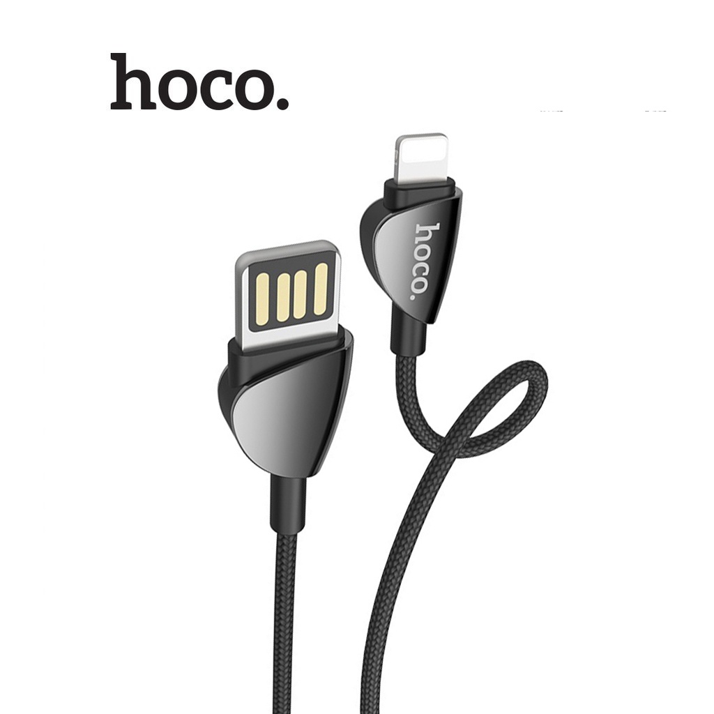 Cáp sạc 2.4A Hoco U62 USB dành cho iP11/12/13/14 dây dù cao cấp cho iOS dài 1.2M