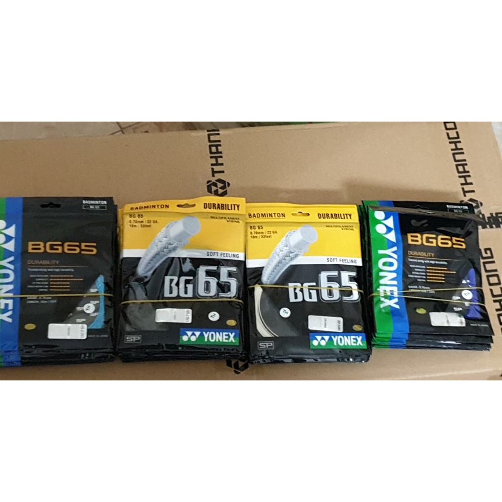 Cước cầu lông chính hãng YONEX BG65 - Tuấn Hạnh phân phối