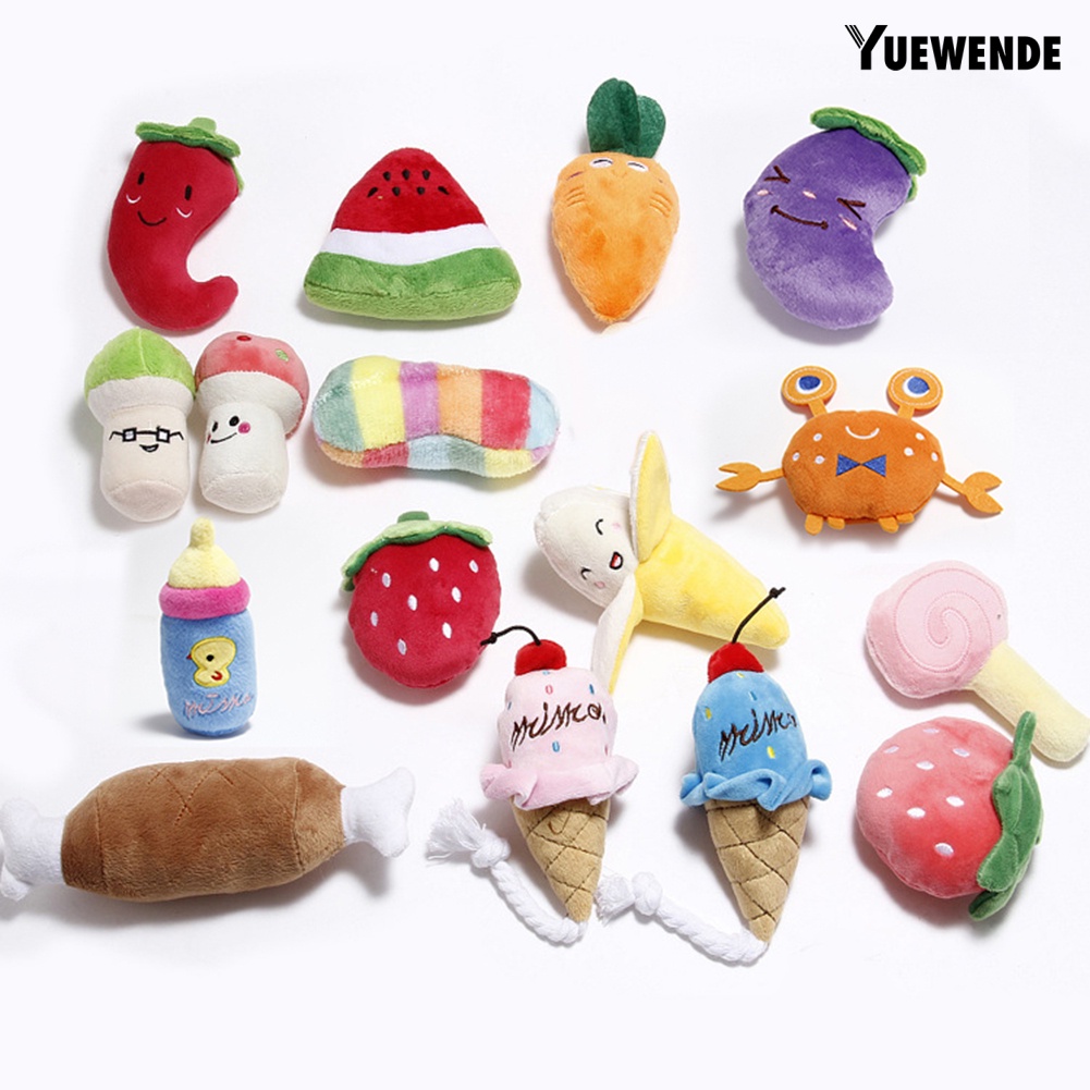 Đồ chơi nhồi bông nhiều mẫu tùy chọn vui nhộn dành cho thú cưng