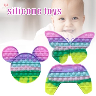 Silicone Đồ Chơi Bong Bóng Nhiều Màu Bằng Silicon Giúp Giảm Căng Thẳng Cho Người Lớn Và Trẻ Em