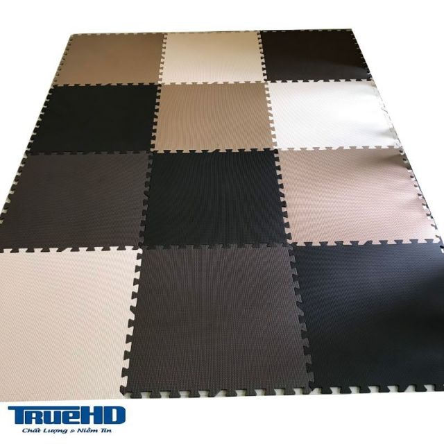 Thảm xốp trải sàn không mùi 60*60cm có viền. Thảm ghép lót sàn siêu đẹp hàng VNXK