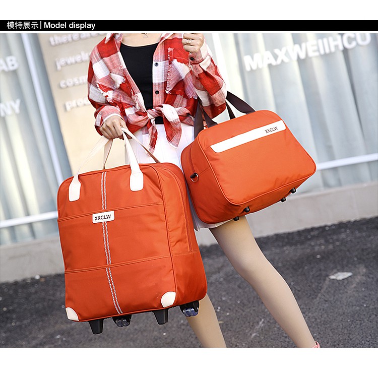 Túi du lịch tay kéo 20inch tặng túi xách nhỏ