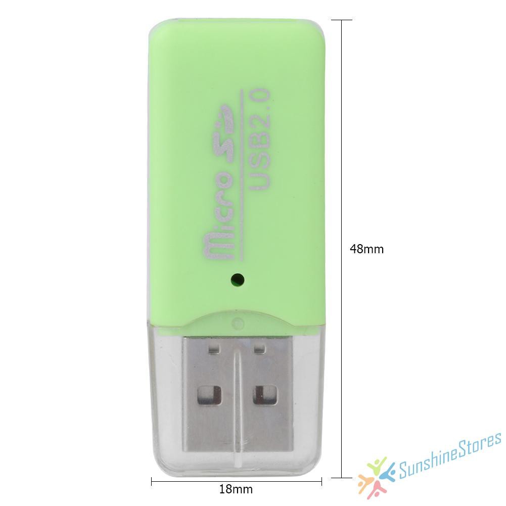 Đầu Đọc Thẻ Nhớ Usb 2.0 Cho Micro Sd / Tf T-flash