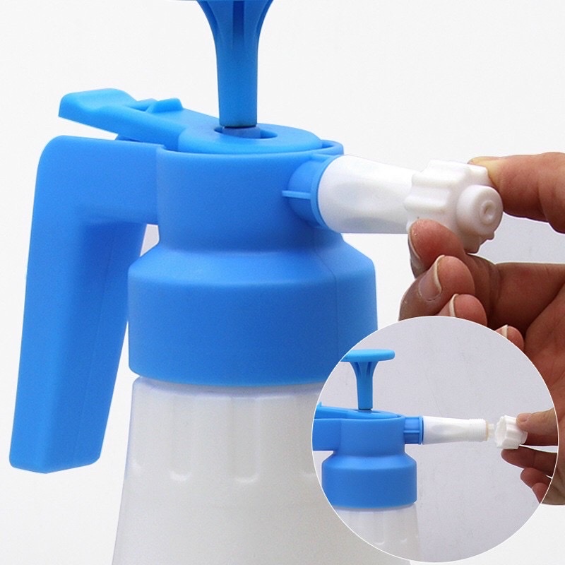 Bình tạo bọt tuyết rửa xe ô tô xe máy dung tích 1.8 Lit cầm tay tiện lợi