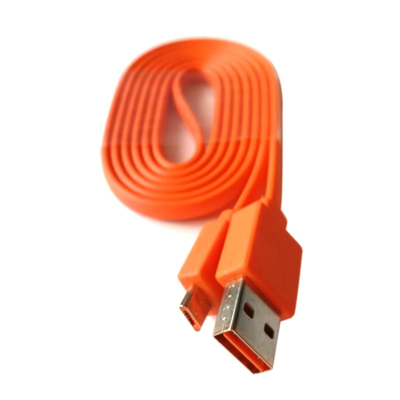 DOU Replacement 1M USB Charger power Charging Data Cord Cable for -JBL Flip 3 4 Pulse 2 Bluetooth Speaker Orange Practical