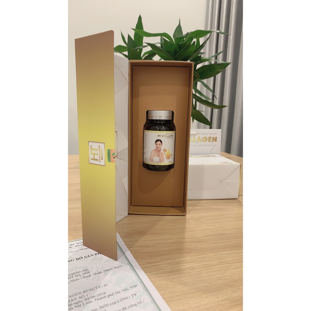 [HIỆU QUẢ SAU 1 THÁNG] Viên uống trắng da một liệu trình (3 lọ) căng bóng da HT COLLAGEN | WebRaoVat - webraovat.net.vn