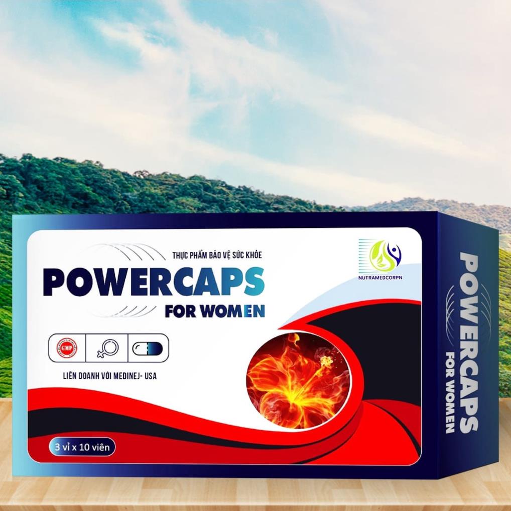 POWERCAPS FOR WOMEN - Giúp tăng cường sức khỏe sinh lý nữ, giữ gìn tuổi xuân, cân bằng nội tiết tố nữ (30v)