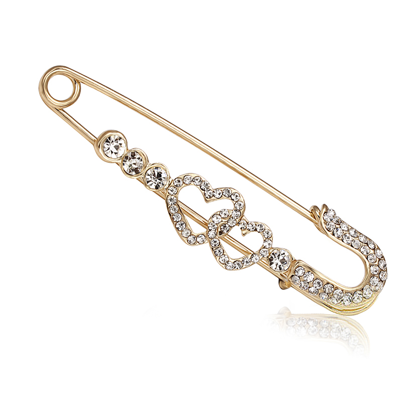 Ghim cài áo đính đá phong cách hàn quốc