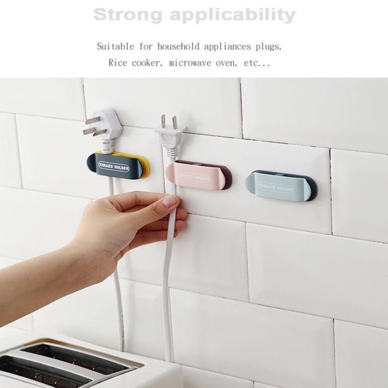 Móc kẹp THU GỌN dây điện và giữ phích cắm gọn gàng